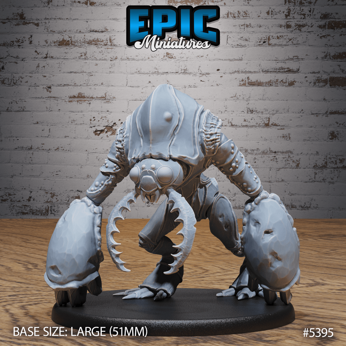 Wild Insect Hulk Miniature | C - Tabletop RPG & D&D miniature. Perfect for wargaming & collectors