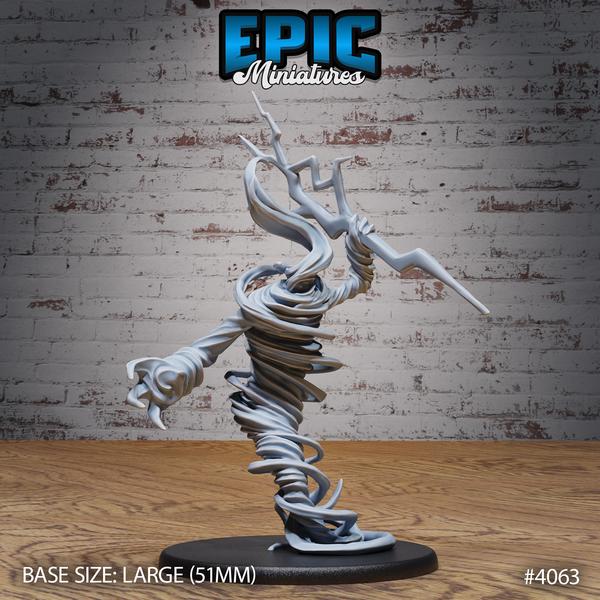 Wind Elemental Miniature | 4063 - Tabletop RPG & D&D miniature. Perfect for wargaming & collectors