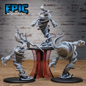 Wind Elemental Miniature | Full Set All Models - Tabletop RPG & D&D miniature. Perfect for wargaming & collectors