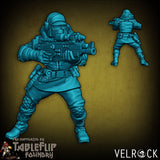Winter Rebel Squad Miniature | C - Tabletop RPG & D&D miniature. Perfect for wargaming & collectors