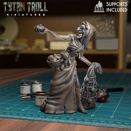 Witch Bundle Miniature | G - Tabletop RPG & D&D miniature. Perfect for wargaming & collectors