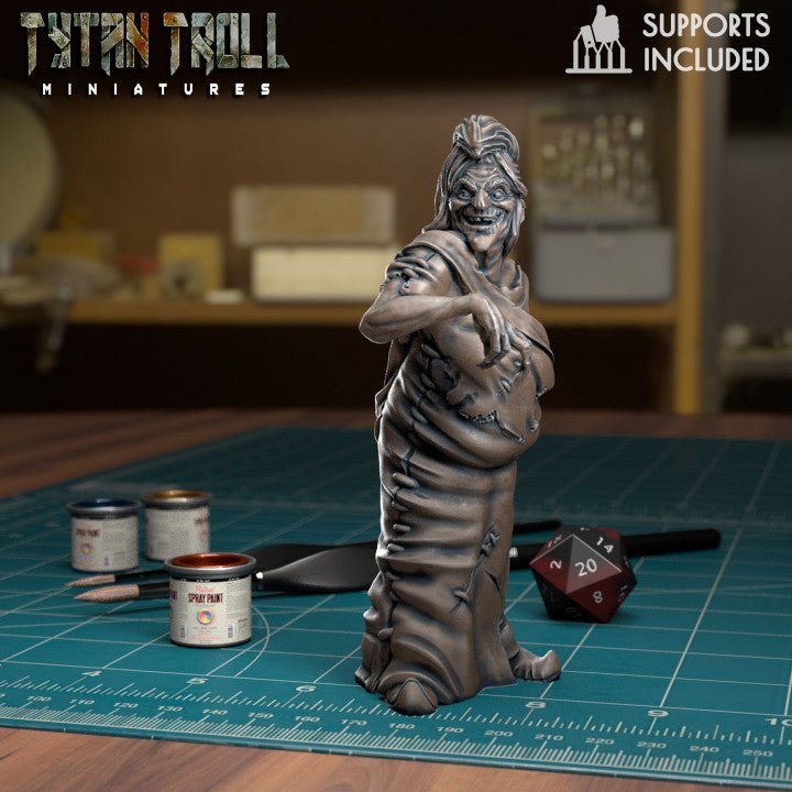 Witch Bundle Miniature | I - Tabletop RPG & D&D miniature. Perfect for wargaming & collectors