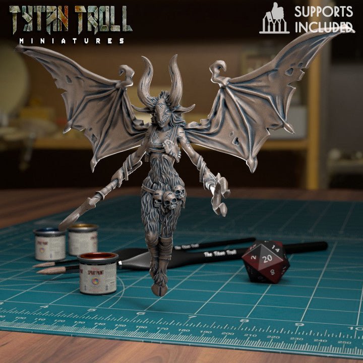 Witch Bundle Miniature | J - Tabletop RPG & D&D miniature. Perfect for wargaming & collectors