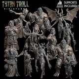Witch Bundle Miniature | Set of 10 - Tabletop RPG & D&D miniature. Perfect for wargaming & collectors