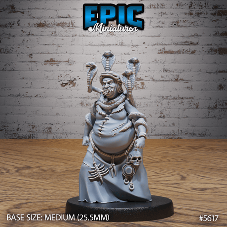 Witch Coven Miniature | C - Tabletop RPG & D&D miniature. Perfect for wargaming & collectors