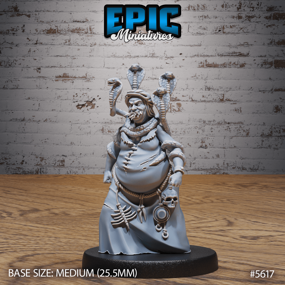 Witch Coven Miniature | C - Tabletop RPG & D&D miniature. Perfect for wargaming & collectors
