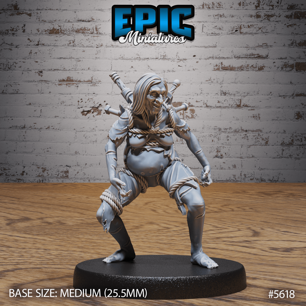 Witch Coven Miniature | D - Tabletop RPG & D&D miniature. Perfect for wargaming & collectors