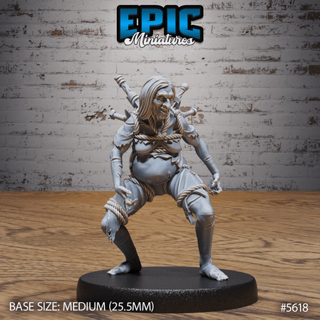Witch Coven Miniature | D - Tabletop RPG & D&D miniature. Perfect for wargaming & collectors