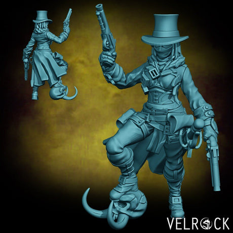 Witch Doctor Miniature | B - Tabletop RPG & D&D miniature. Perfect for wargaming & collectors