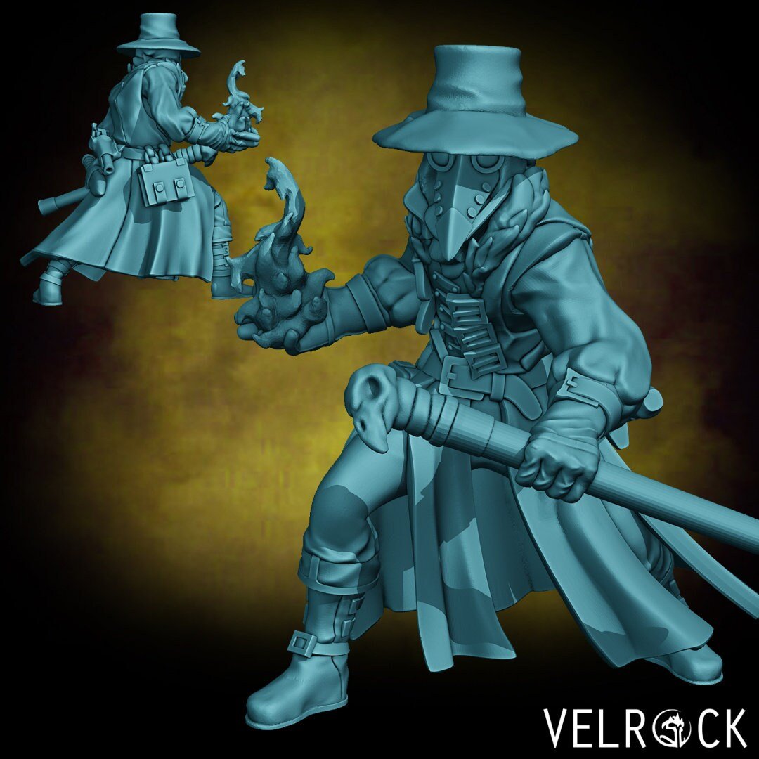 Witch Doctor Miniature - B - 28mm