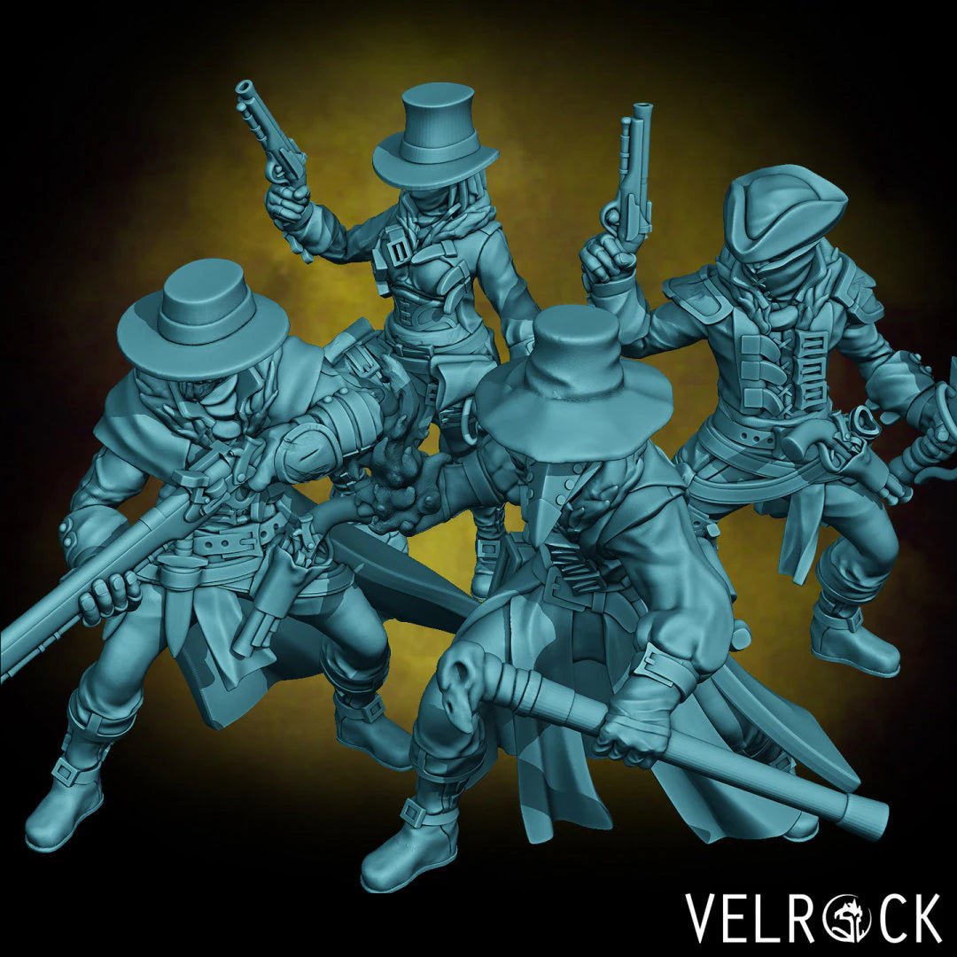 Witch Doctor Miniature - set of 4 - 28mm