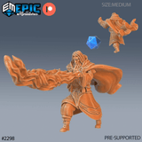 Wizard Adventurer Miniature | B - Tabletop RPG & D&D miniature. Perfect for wargaming & collectors