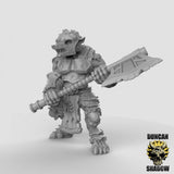 Wolfen Miniature | Right - Tabletop RPG & D&D miniature. Perfect for wargaming & collectors