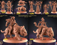 Wood Elf Miniature | Set of 6 - Tabletop RPG & D&D miniature. Perfect for wargaming & collectors