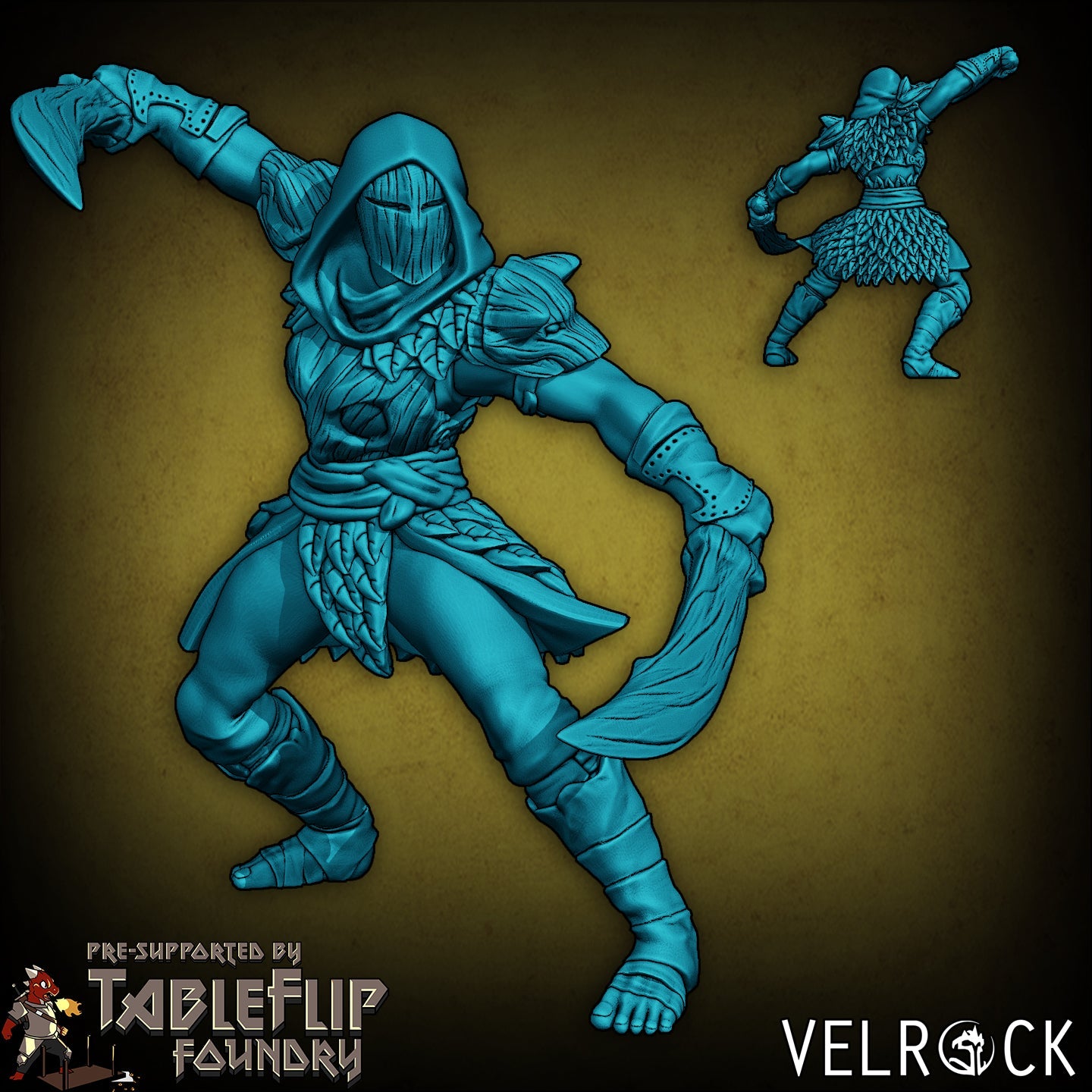 Wood Elf Stealth Miniature - E - 32mm