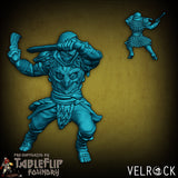 Wood Elf Stealth Miniature | F - Tabletop RPG & D&D miniature. Perfect for wargaming & collectors