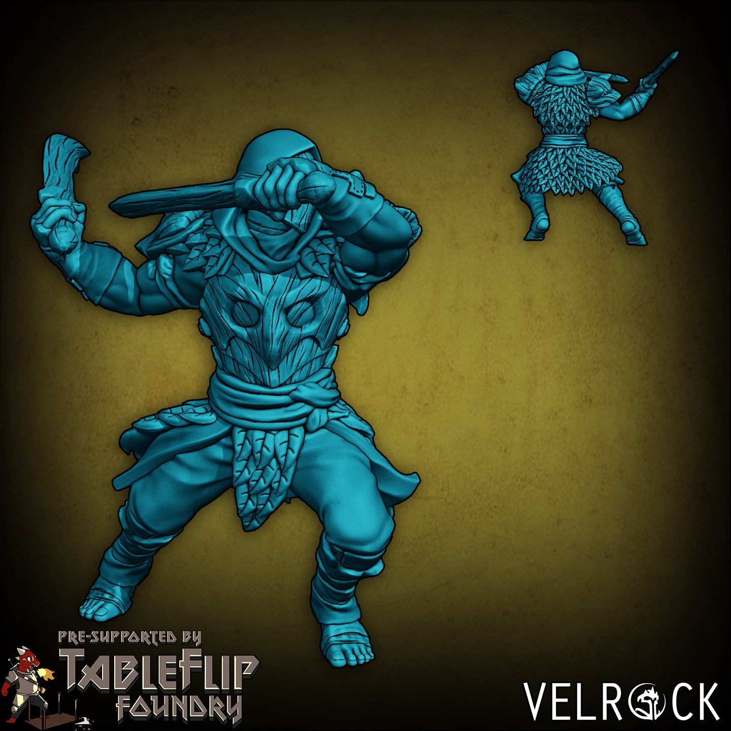 Wood Elf Stealth Miniature - F - 32mm