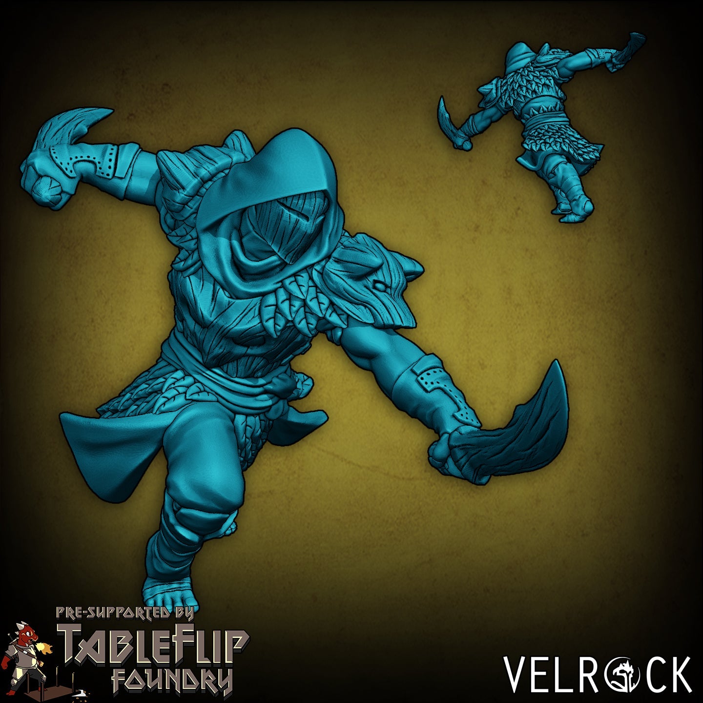 Wood Elf Stealth Miniature - G - 32mm