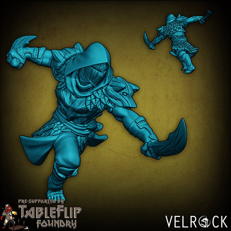 Wood Elf Stealth Miniature | G - Tabletop RPG & D&D miniature. Perfect for wargaming & collectors