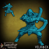 Wood Elf Stealth Miniature | H - Tabletop RPG & D&D miniature. Perfect for wargaming & collectors