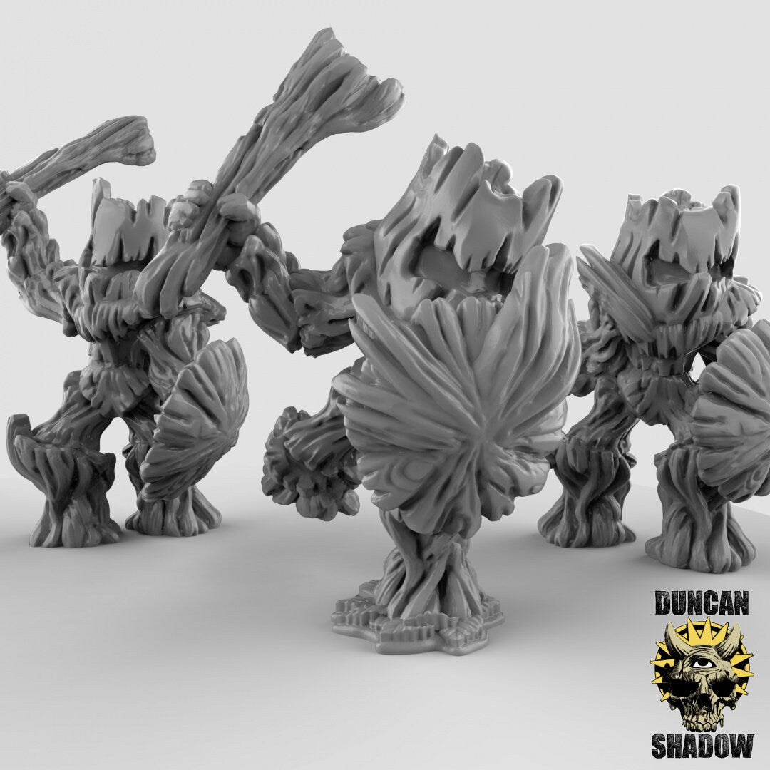 Wood Woads Miniature | Set of 3 - Tabletop RPG & D&D miniature. Perfect for wargaming & collectors