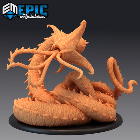 Worm Abominiation Miniature | A - Tabletop RPG & D&D miniature. Perfect for wargaming & collectors
