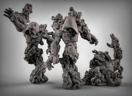 Wraith Ghost Miniature | Set of 3 - Tabletop RPG & D&D miniature. Perfect for wargaming & collectors