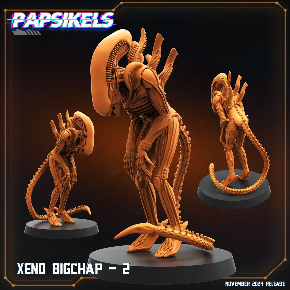 Xeno Bigchap Miniature | Xeno Bigchap 2 - Tabletop RPG & D&D miniature. Perfect for wargaming & collectors