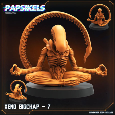 Xeno Bigchap Miniature | Xeno Bigchap 7 - Tabletop RPG & D&D miniature. Perfect for wargaming & collectors