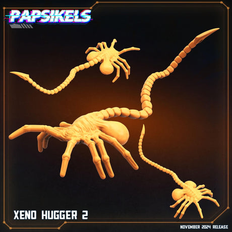 Xeno Hugger Miniature | Hugger 2 - Tabletop RPG & D&D miniature. Perfect for wargaming & collectors