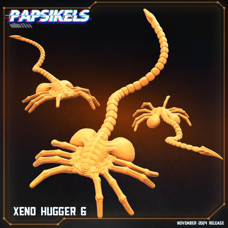 Xeno Hugger Miniature | Hugger 6 - Tabletop RPG & D&D miniature. Perfect for wargaming & collectors