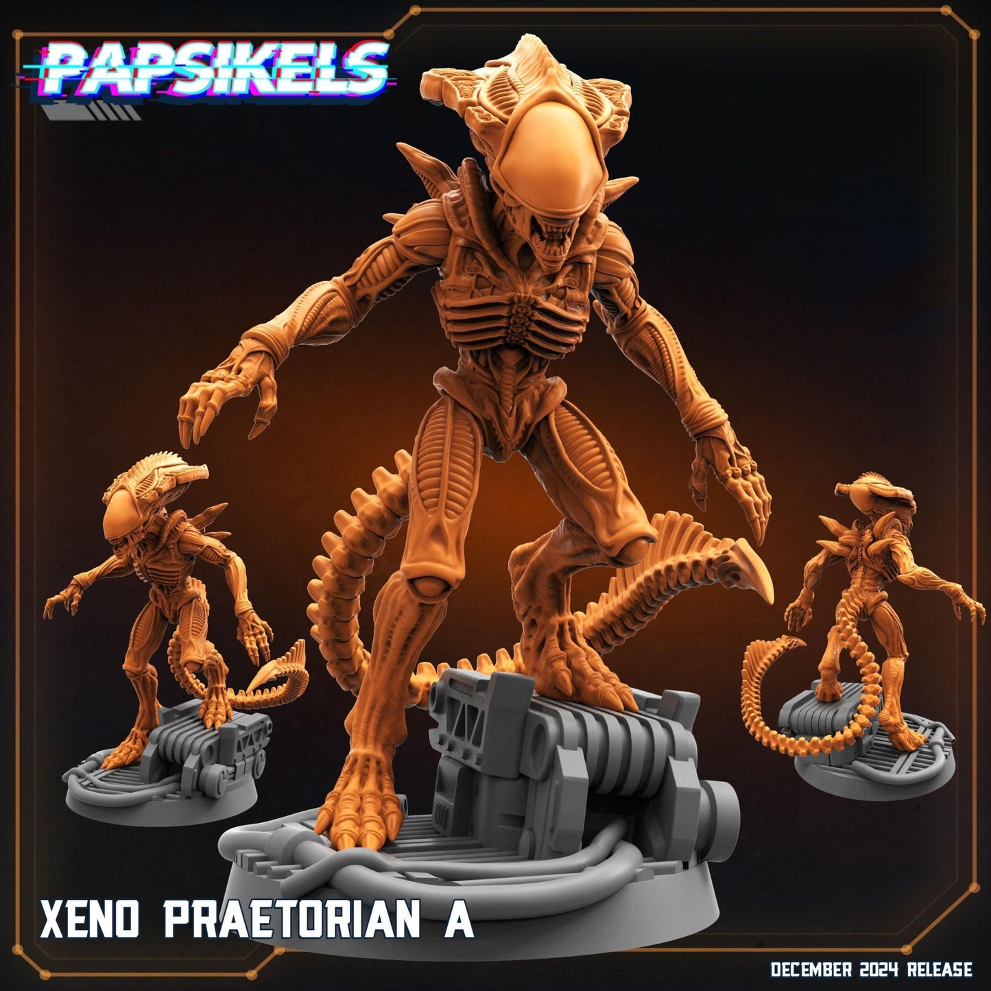 Xeno Praetorian Alien Miniature - Praetorian A - 32mm