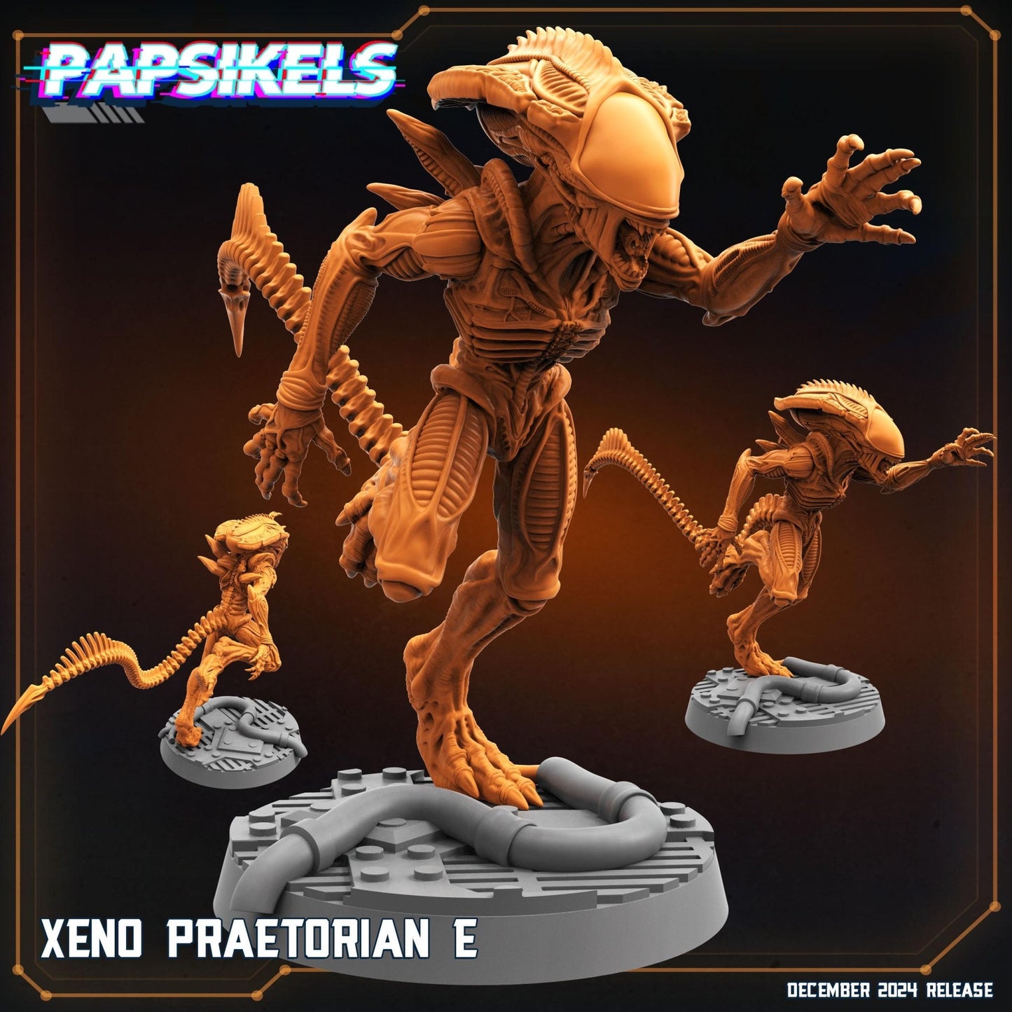 Xeno Praetorian Alien Miniature - Praetorian E - 32mm