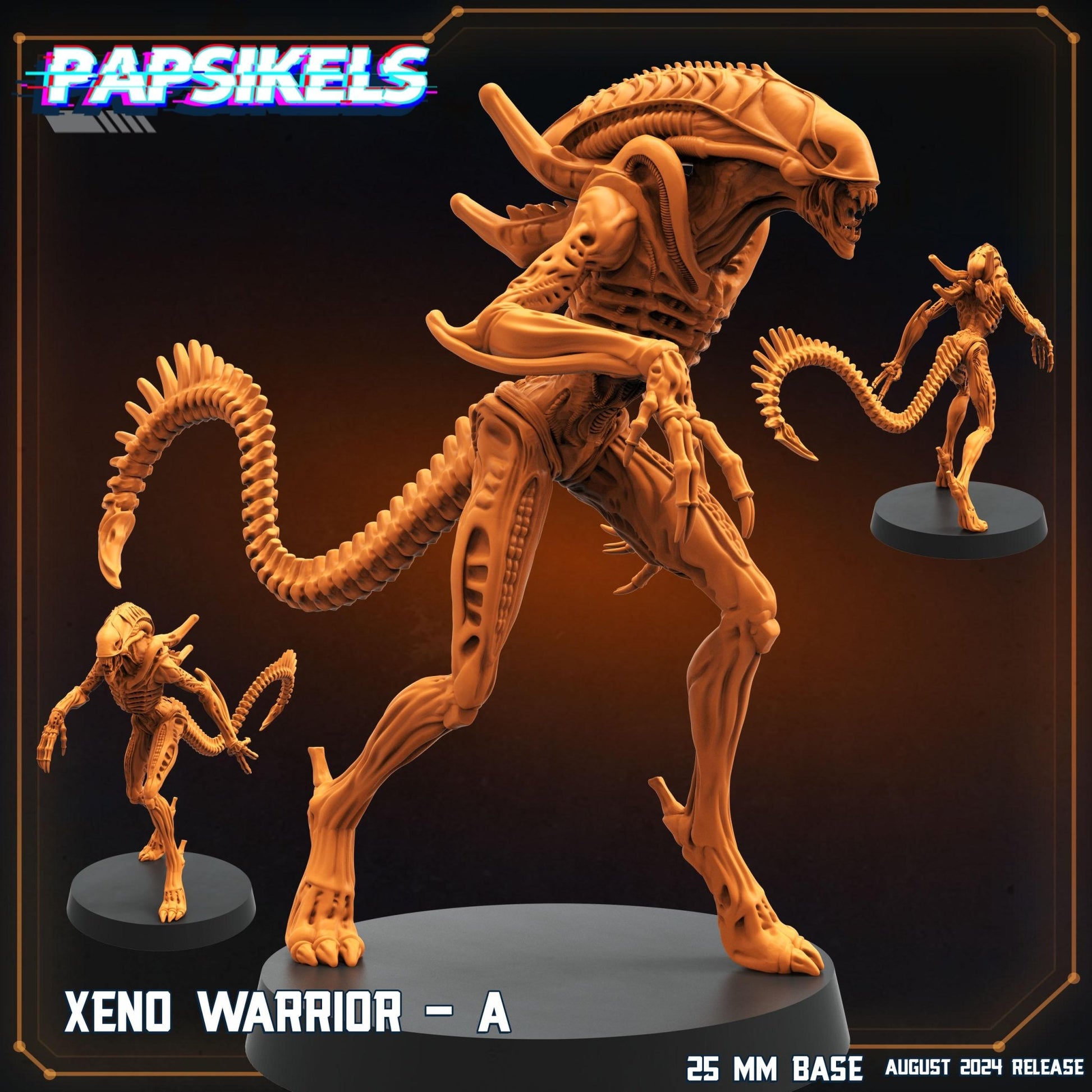 Xeno Warriors Miniature - Xeno Warrior A - 32mm