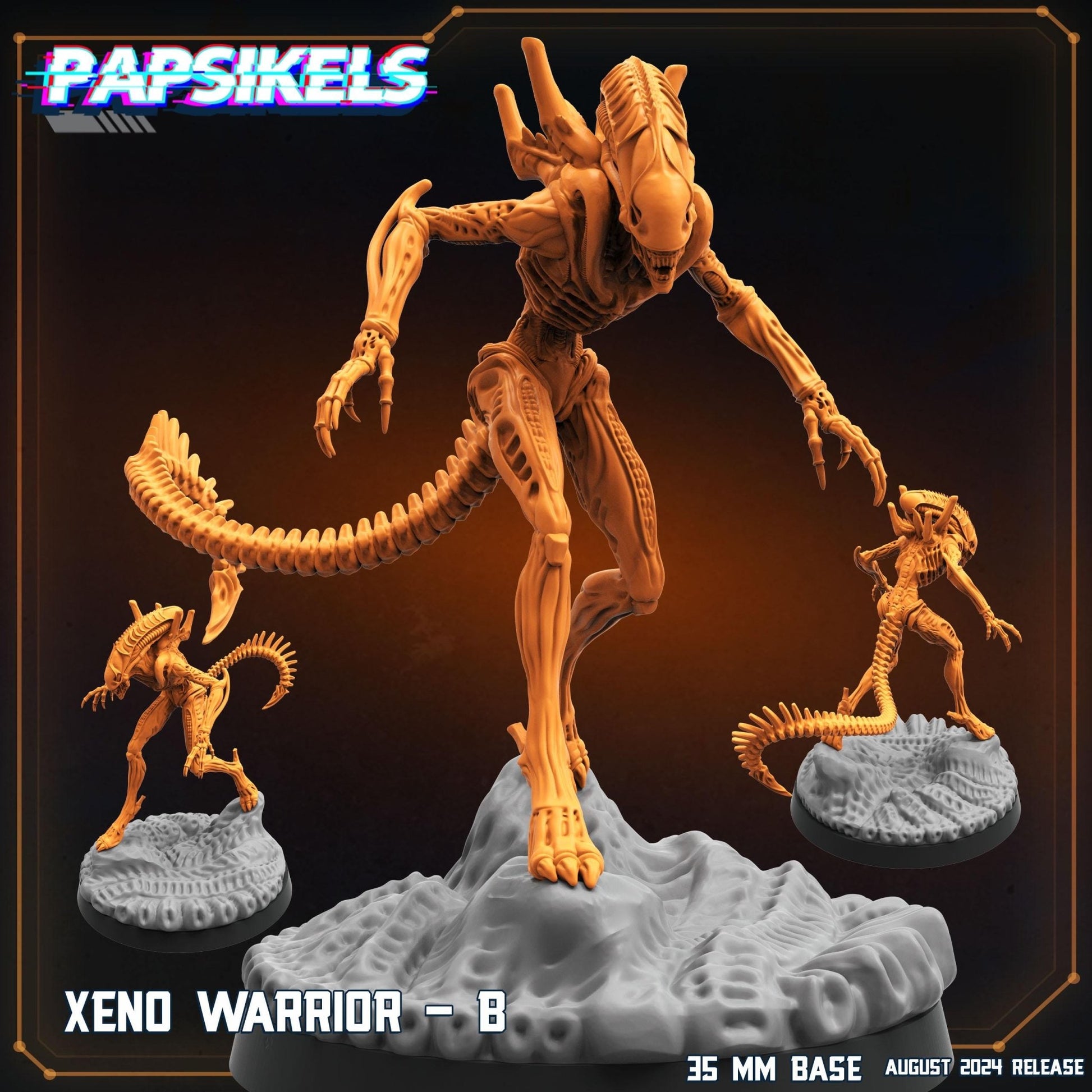 Xeno Warriors Miniature - Xeno Warrior B - 32mm