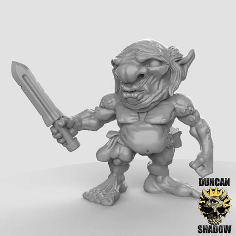 Xvarts Folk Set 4 Miniature | A - Tabletop RPG & D&D miniature. Perfect for wargaming & collectors