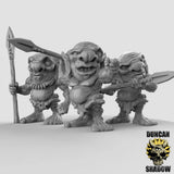 Xvarts Miniature | Set of 3 - Tabletop RPG & D&D miniature. Perfect for wargaming & collectors