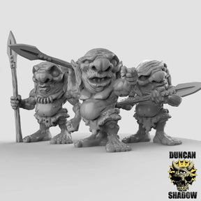 Xvarts Miniature | Set of 3 - Tabletop RPG & D&D miniature. Perfect for wargaming & collectors