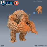 Yeti Miniature | C - Tabletop RPG & D&D miniature. Perfect for wargaming & collectors