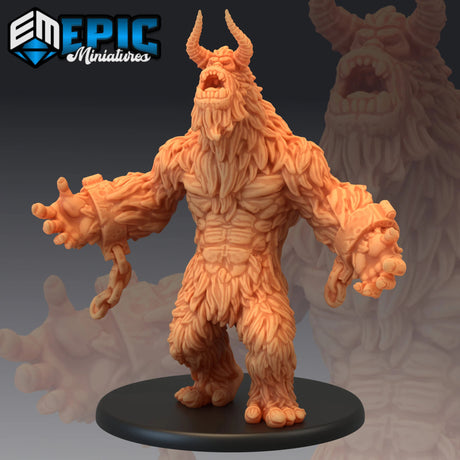 Yeti Miniature | D - Tabletop RPG & D&D miniature. Perfect for wargaming & collectors