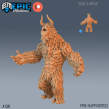 Yeti Miniature | E - Tabletop RPG & D&D miniature. Perfect for wargaming & collectors