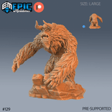 Yeti Miniature | G - Tabletop RPG & D&D miniature. Perfect for wargaming & collectors