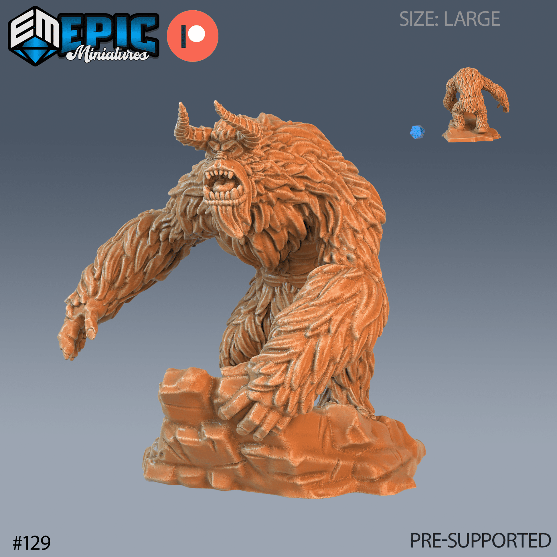 Yeti Miniature - G - 28mm