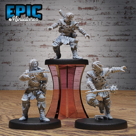 young Bandit Miniature | Full Set All Models - Tabletop RPG & D&D miniature. Perfect for wargaming & collectors