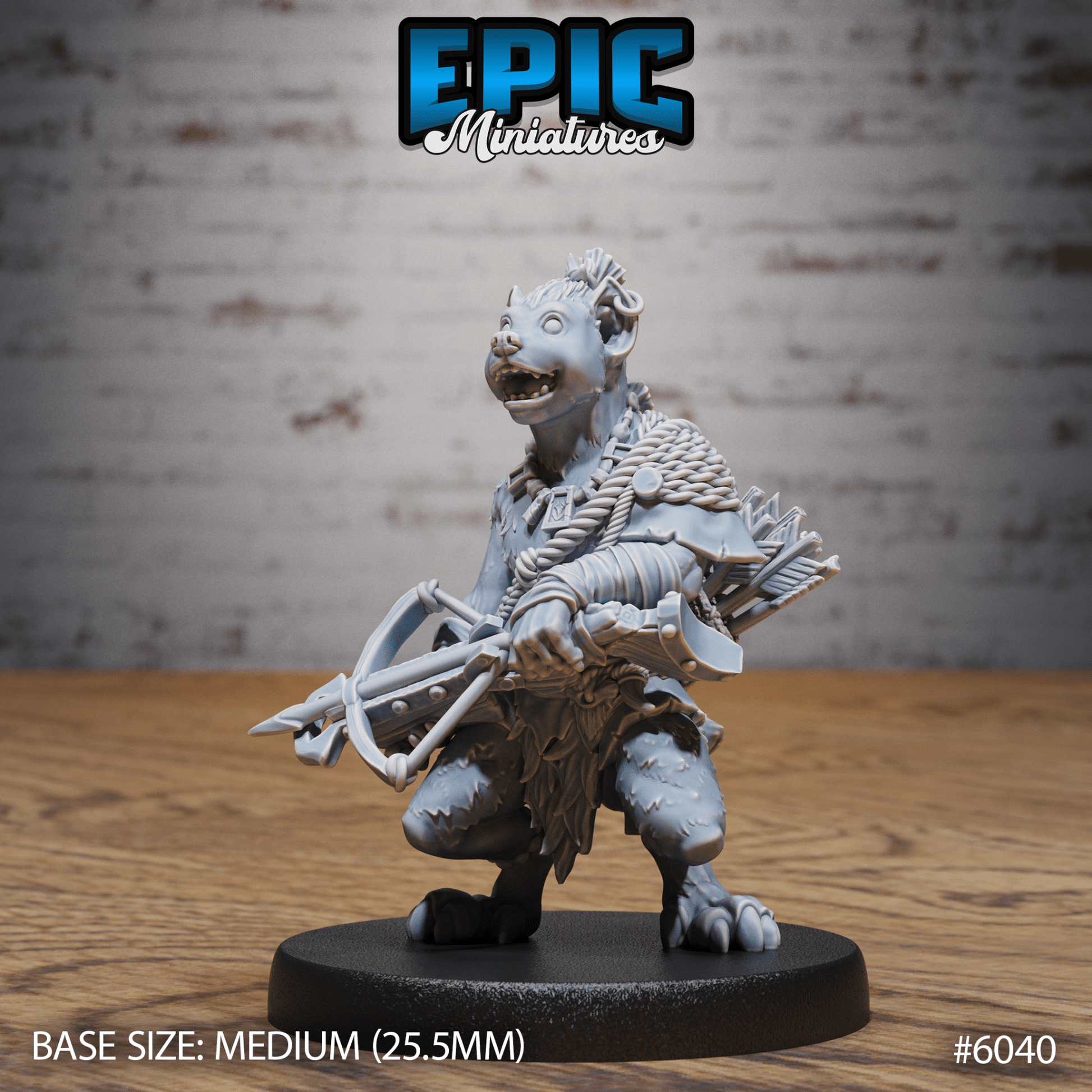 Young Gnoll Miniature - 6040 - 32mm