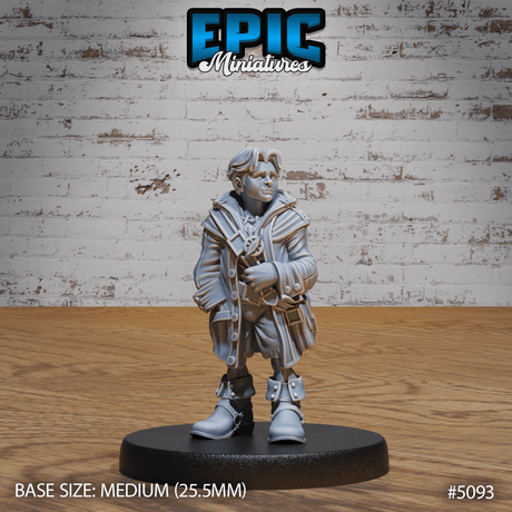 Young Halfling Cabin Boy Miniature | A - Tabletop RPG & D&D miniature. Perfect for wargaming & collectors