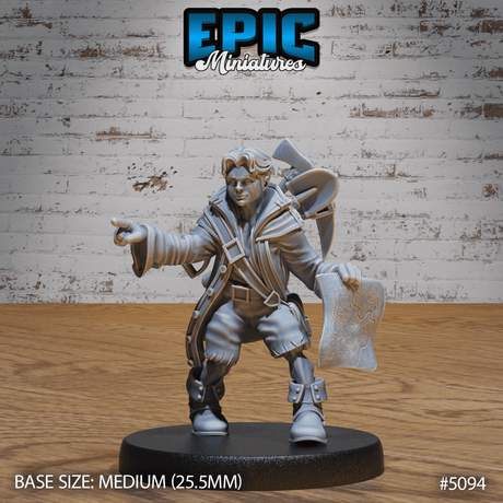 Young Halfling Cabin Boy Miniature | B - Tabletop RPG & D&D miniature. Perfect for wargaming & collectors