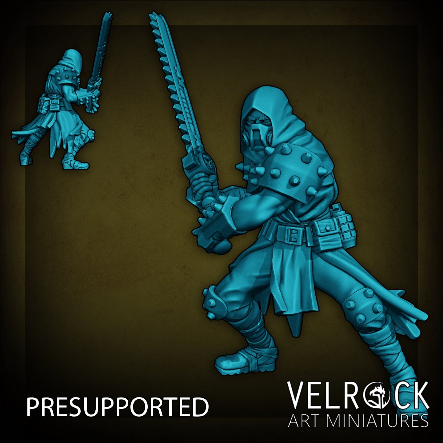 Zealot Mad Evil Choas Miniature - D - 32mm