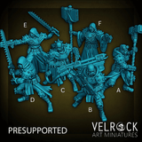 Zealot Mad Evil Choas Miniature | Set of 6 - Tabletop RPG & D&D miniature. Perfect for wargaming & collectors