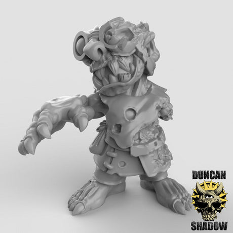 Zombie Group Miniature | A - Tabletop RPG & D&D miniature. Perfect for wargaming & collectors
